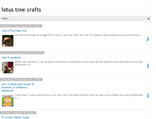 Tablet Screenshot of lotustreecrafts.com